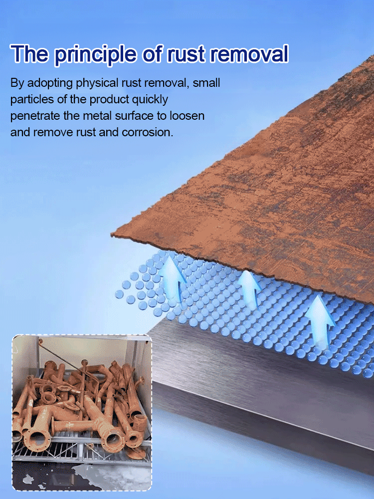 💥 🔥 Highly concentrated rust remover for steel & iron