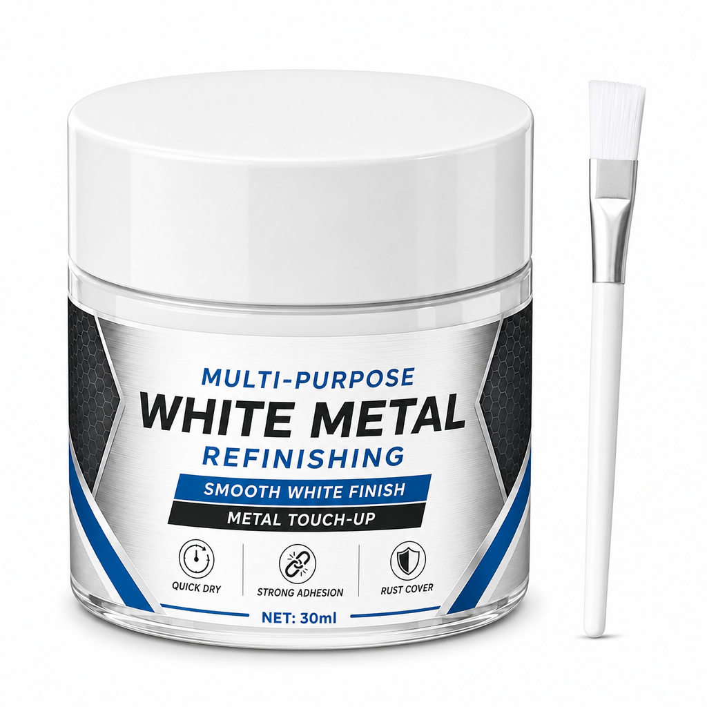 🎨 Multi-Purpose White Metal Touch-Up Paint – Quick & Easy Surface Refresh